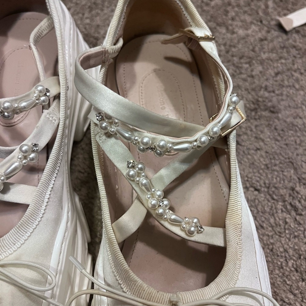 Simone Rocha low trek ballerina embellished sneakers - Picture 4 of 7